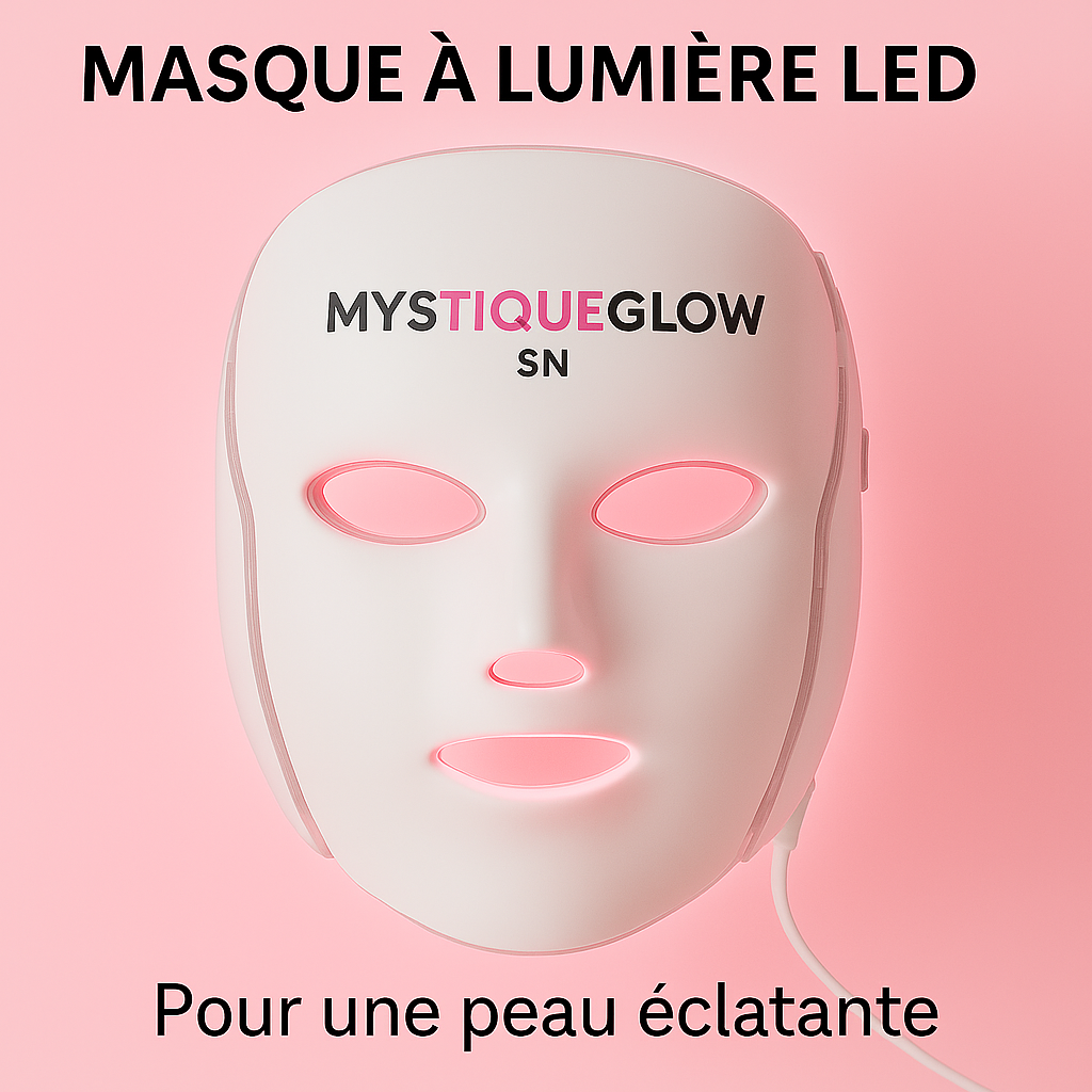 Appareil de Soins de la Peau LED pour le Visage - Outil de Beauté Innovant